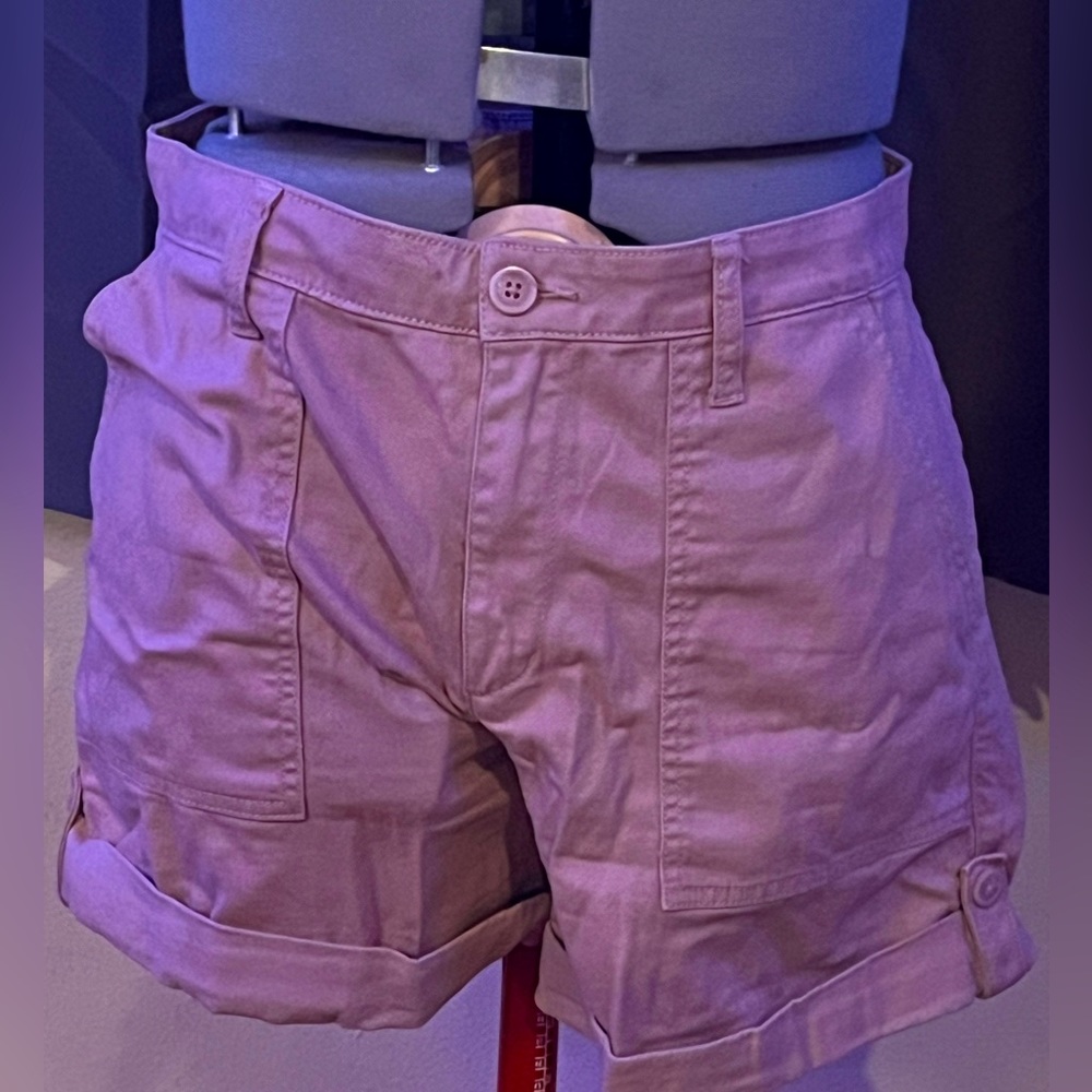 JONES NEW YORK Pink Utility Short/Cargo Shorts/